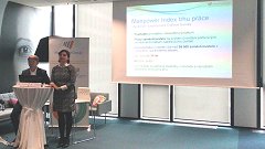 Index trhu práce představují Jaroslava Rezlerová, generální ředitelka ManpowerGroup, a Jiří Halbrštát, marketingový manažer ManpowerGroup. Foto: OnBusiness.cz Index trhu práce představují Jaroslava Rezlerová, generální ředitelka ManpowerGroup, a Jiří Halbrštát, marketingový manažer ManpowerGroup. Foto: OnBusiness.cz