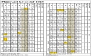 Plánovací kalendář pro rok 2023 Plánovací kalendář pro rok 2023