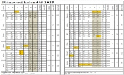 Plánovací kalendář 2025 zdarma Plánovací kalendář 2025 zdarma