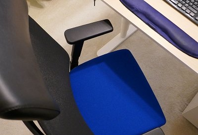 Zdravotní židle Adaptic Evora +, pohled shora Zdravotní židle Adaptic Evora +, pohled shora