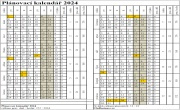 Plánovací kalendář 2024 Plánovací kalendář 2024