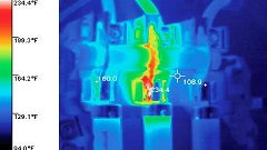 Záběr termokamery. Foto: TZ Fluke Záběr termokamery. Foto: TZ Fluke